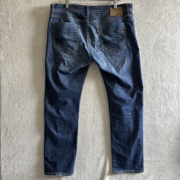 Mavi Jeans Zach Straight Leg Dark Blue Men's Size 38x31 (Tag 36x32) - Picture 4 of 12